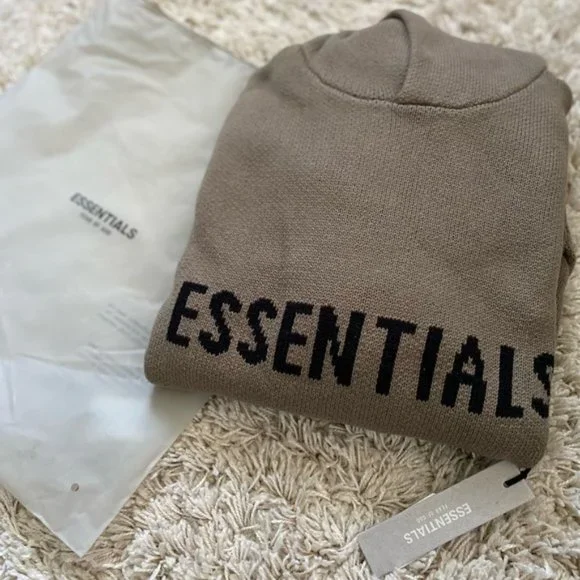 Fear of God brown hoodie